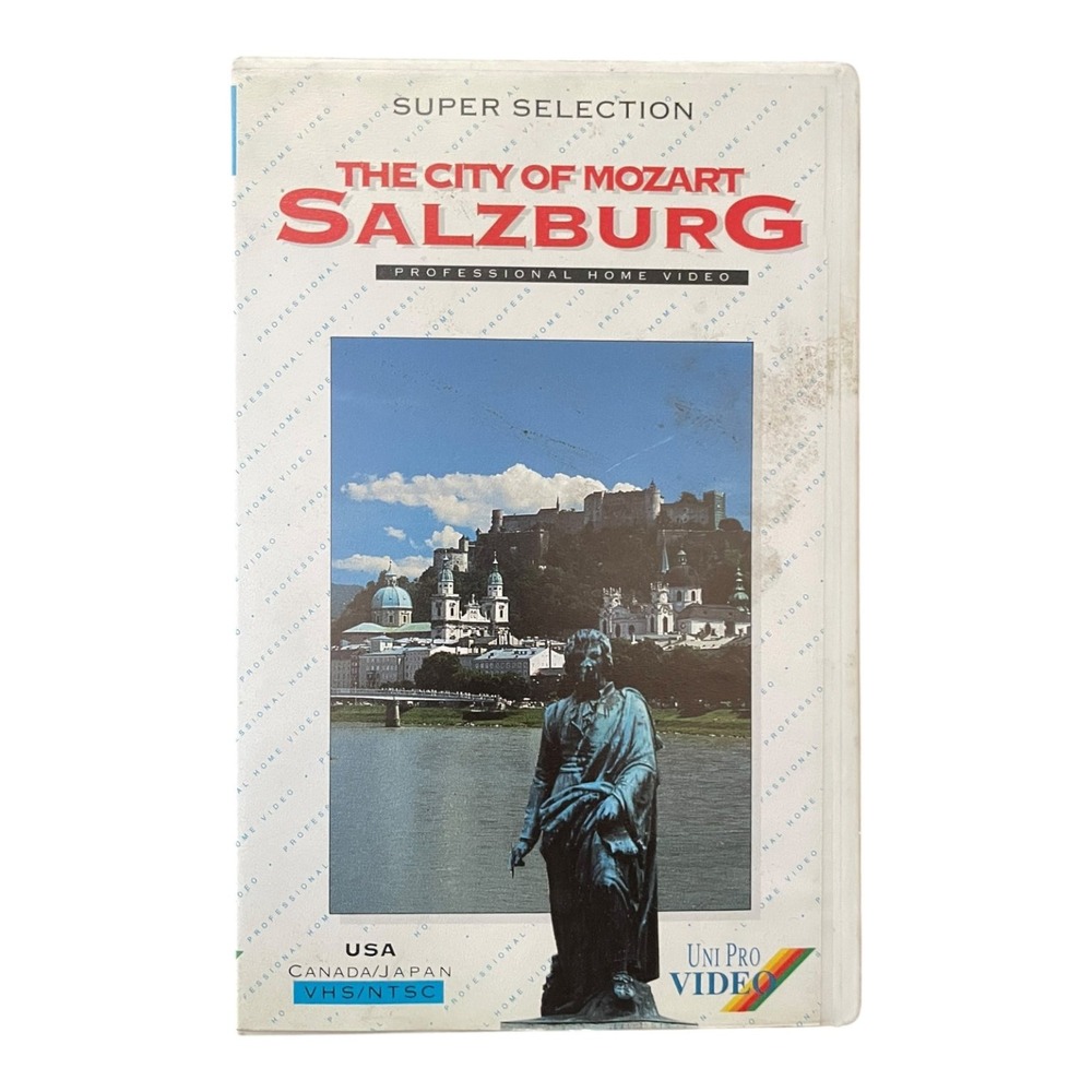 Salzburg The City of Mozart VHS NTSC Uni Pro Video Travel Documentary 1994